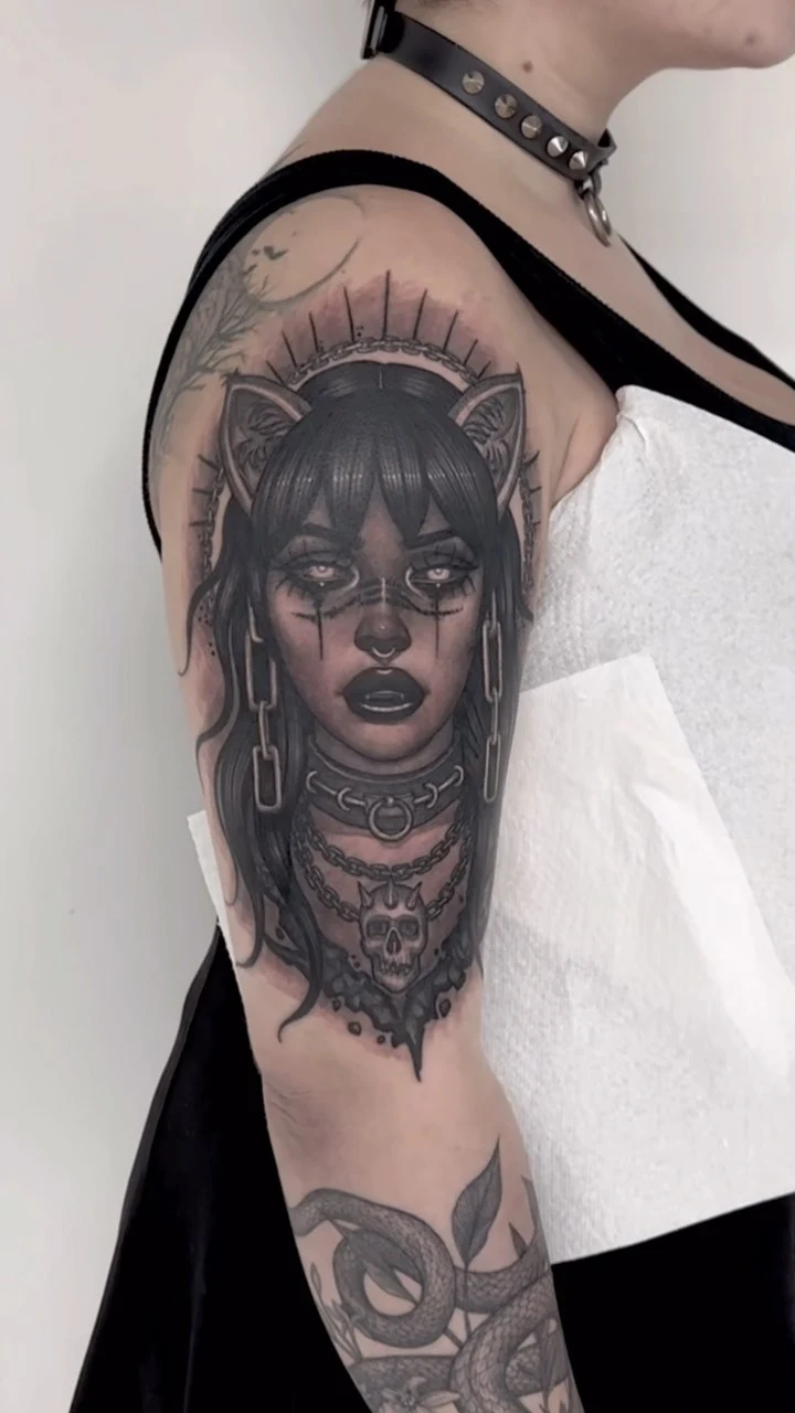 Tatuajes de Brujas y Brujitas para chicas