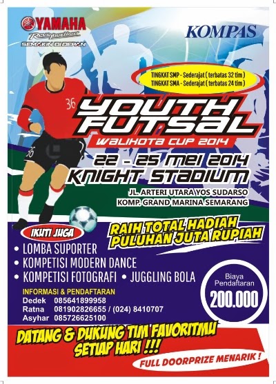 Kompetisi Futsal SMP dan SMA Sederajat Walikota Cup 2014 