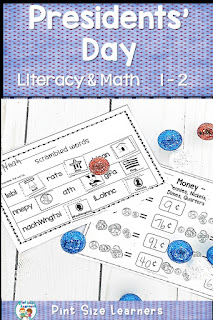 Presidents Day Center Activities & Worksheets for Reading and Math | 1st & 2nd Engage your first and second grade students in the history of President's Day with this packed resource filled with President's Day reading, language arts & math activities. Your students will love learning about the Presidents Day holiday, George Washington and Abraham Lincoln with the included non-fiction read aloud and coordinating student reader. Then help your students practice important ELA and math skills with the included activities and worksheets that are perfect for centers, morning work, whole class lessons, small group instruction and more.