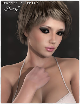 3d Models Art Zone - Sheryl for Genesis 2 Female(s)