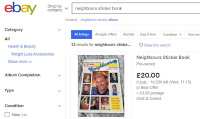 Neighbours Sticker Book on eBay