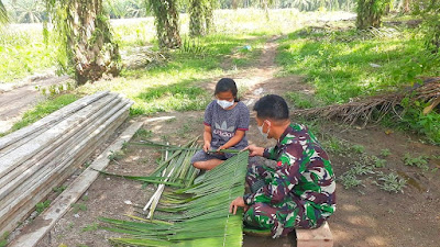 Hari Terakhir TMMD 111 Kodim 0204/DS, Anggota Satgas Pamit ke Warga Desa Mabar