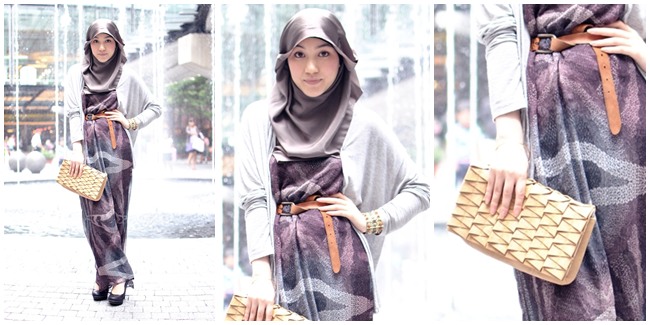 10 Gaya Hijab Modern ala Hana Tajima (Plus Tutorialnya 