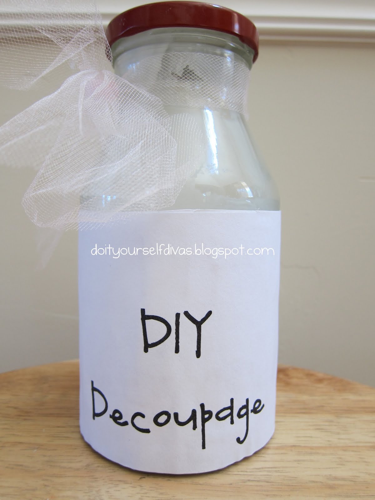 do it yourself divas: DIY: Decoupage