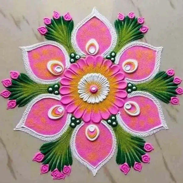 Latest Diwali 2023 Rangoli Design