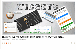 jQuery Image Slider For Blogger / Blogspot