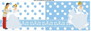 Cinderella Birthday Party Food Toppers or Flags