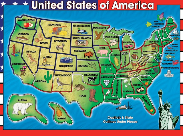 USA map symbols