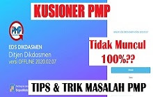 Cara Jitu Mengatasi Masalah Kuesioner PMP versi 2019.12.18 Tidak Muncul 100 persen