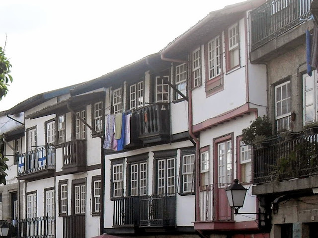 casas del casco antiguo de Guimaraes