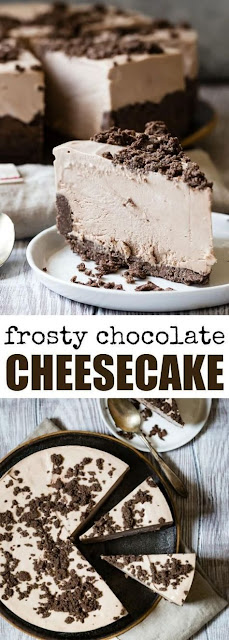 Frosty Chocolate Cheesecake