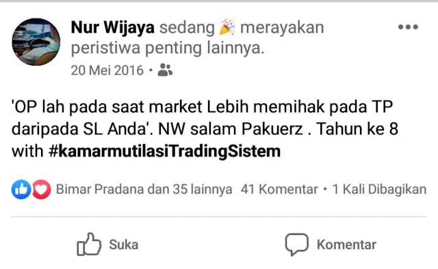 Dalam dunia trading forex, membuat keputusan untuk membuka posisi buy atau sell bukanlah hal yang mudah. Salah satu faktor yang sering mempengaruhi keputusan tersebut adalah risiko dan potensi keuntungan yang mungkin didapatkan, yaitu melalui take profit (TP) dan stop loss (SL). Namun, seperti yang telah dibahas sebelumnya, saat market sedang memihak TP daripada SL, maka akan lebih bijak untuk membuka posisi buy atau sell dan menetapkan TP yang lebih besar daripada SL.  Memang, hal ini bukanlah strategi yang 100% berhasil setiap saat. Namun, dengan melakukan analisis dan pengamatan terhadap pergerakan harga serta menerapkan manajemen risiko yang baik, peluang untuk meraih keuntungan bisa meningkat. Ingatlah bahwa trading forex bukanlah sekadar permainan tebak-tebakan, melainkan memerlukan pemahaman yang mendalam dan konsistensi dalam menjalankan strategi.  Dalam mengambil keputusan trading, penting untuk selalu mempertimbangkan kondisi market secara keseluruhan dan berusaha untuk mengambil keputusan yang paling rasional dan terukur. Dengan mengoptimalkan penggunaan TP dan SL, kita bisa memaksimalkan peluang keuntungan dan mengurangi risiko kerugian. Oleh karena itu, jangan ragu untuk membuka posisi saat market sedang memihak TP daripada SL, tapi pastikan juga untuk melakukan manajemen risiko yang baik agar bisa meminimalisir kerugian.