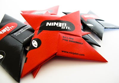 NinjaBTL business card design