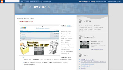 Blog JIM 2007