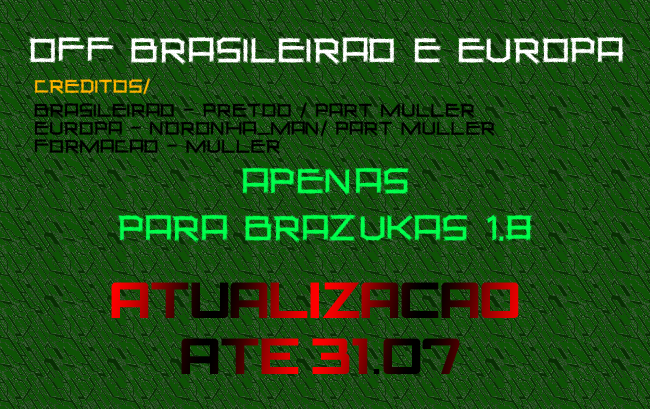 Atualização para PES 2010, Atualização do Brazukas