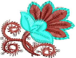 Big blomme Patch