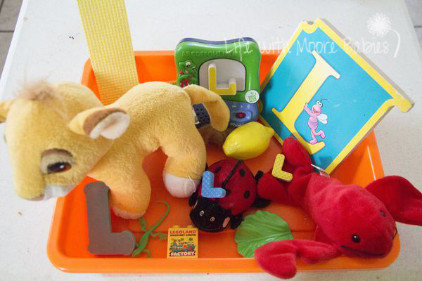 How to Make a Letter L Sensory Bin