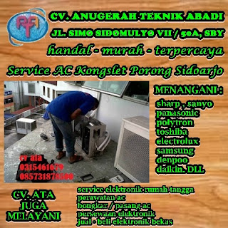 Service AC Kongslet Area Porong Sidoarjo 