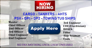 Hiring Crew For Cargo, Tankers, Offshore Ships