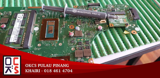 SOLVED : KEDAI REPAIR LAPTOP BAYAN BARU | LENOVO ASUS X550D OVERHEATING