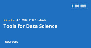 free Coursera course to learn Tools for Data Science