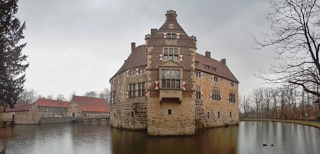 Vischering Castle from its side in Münsterland