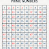 Prime Numbers Chart