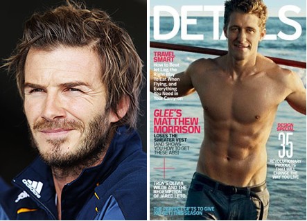 Man Day: For the Girls and Gays It is David Beckham and Matthew Morrison