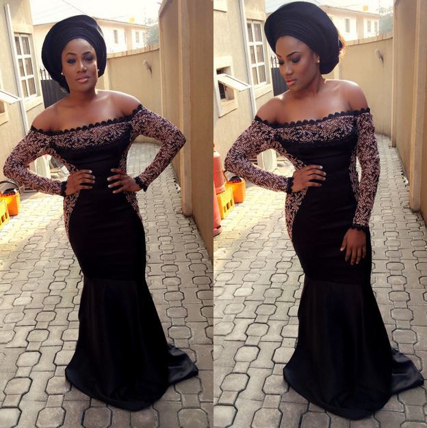 Creative Lace Aso Ebi Styles For Ladies