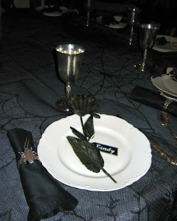 Halloween Dining Table Place Card