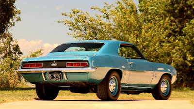 1969 Chevrolet Camaro SS 396 Sport Coupe Rear Right