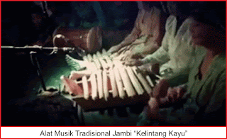 gabar kelintang kayu alat musik tradisional jambi