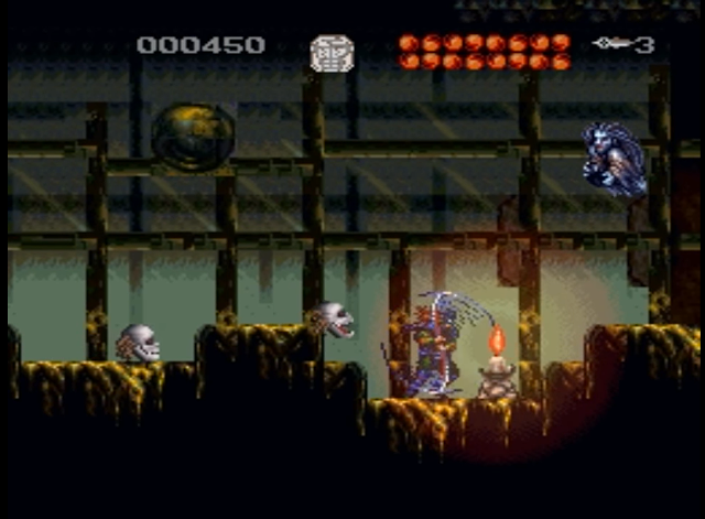 Musya The Classic Japanese Tale of Horror SNES fighting monsters screenshot