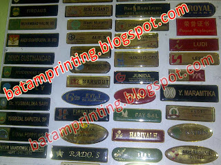 ABADI Printing: Name tag (papan nama dada)