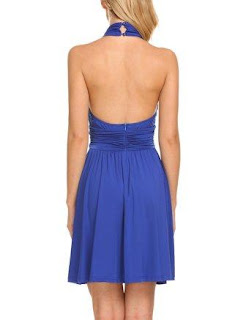 Halter-neck dress