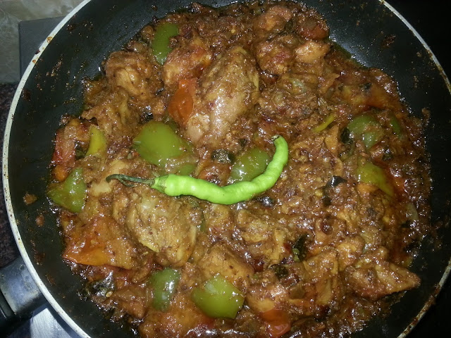 Dhaba Style Kadhai Chicken