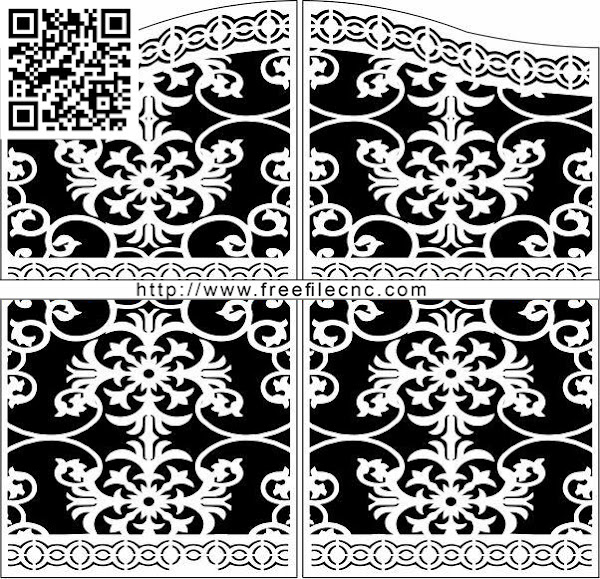 Design pattern door E0009856 file cdr and dxf free vector download for Laser cut CNC