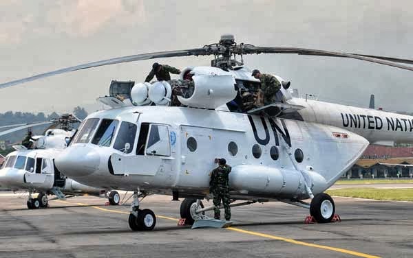 Menhan Tinjau Kesiapan Satgas Helikopter TNI KONGA XXXV-A