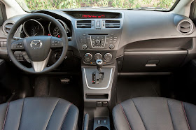 Interior view of 2015 Mazda 5.