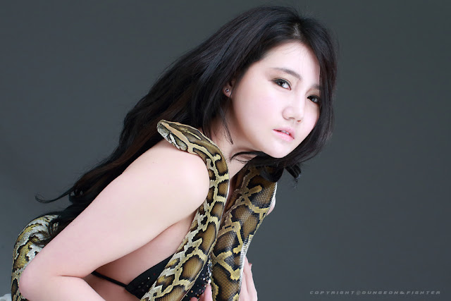 1 Snake Girl - Han Ga Eun  - very cute asian girl - girlcute4u.blogspot.com