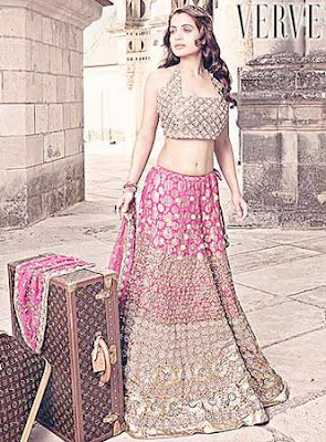 Amisha Patel Bridal Look Verve Magazine India Pictures