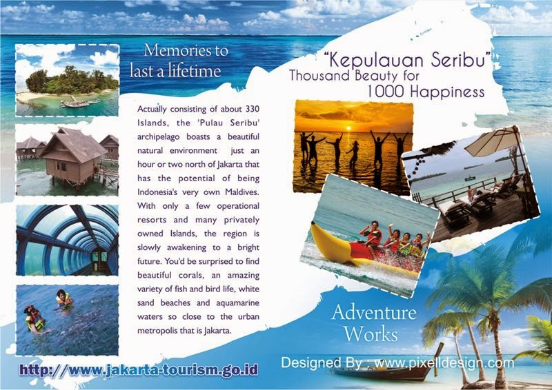 Contoh Desain Brosur Iklan Travel Agen Wisata Paling 