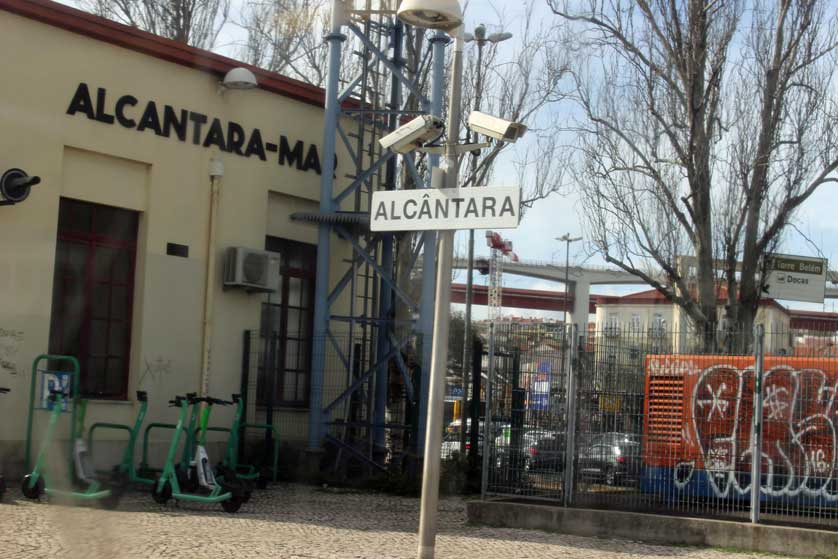 Alcântara-Mar Station Lisbon.