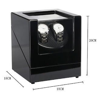 Watch Winder W113D-BT Penggerak Pemutar Jam Otomatis 2 Slot Single Head