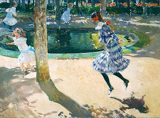 "Saltando a la comba" Joaquín Sorolla