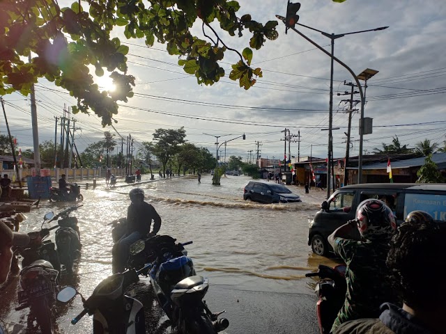 Walikota Sorong Diakhir Masa Jabatan,Pergi  Tinggal Bencana Banjir