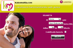 Kaixomaitia.com, un portal de contactos para euskaldunes