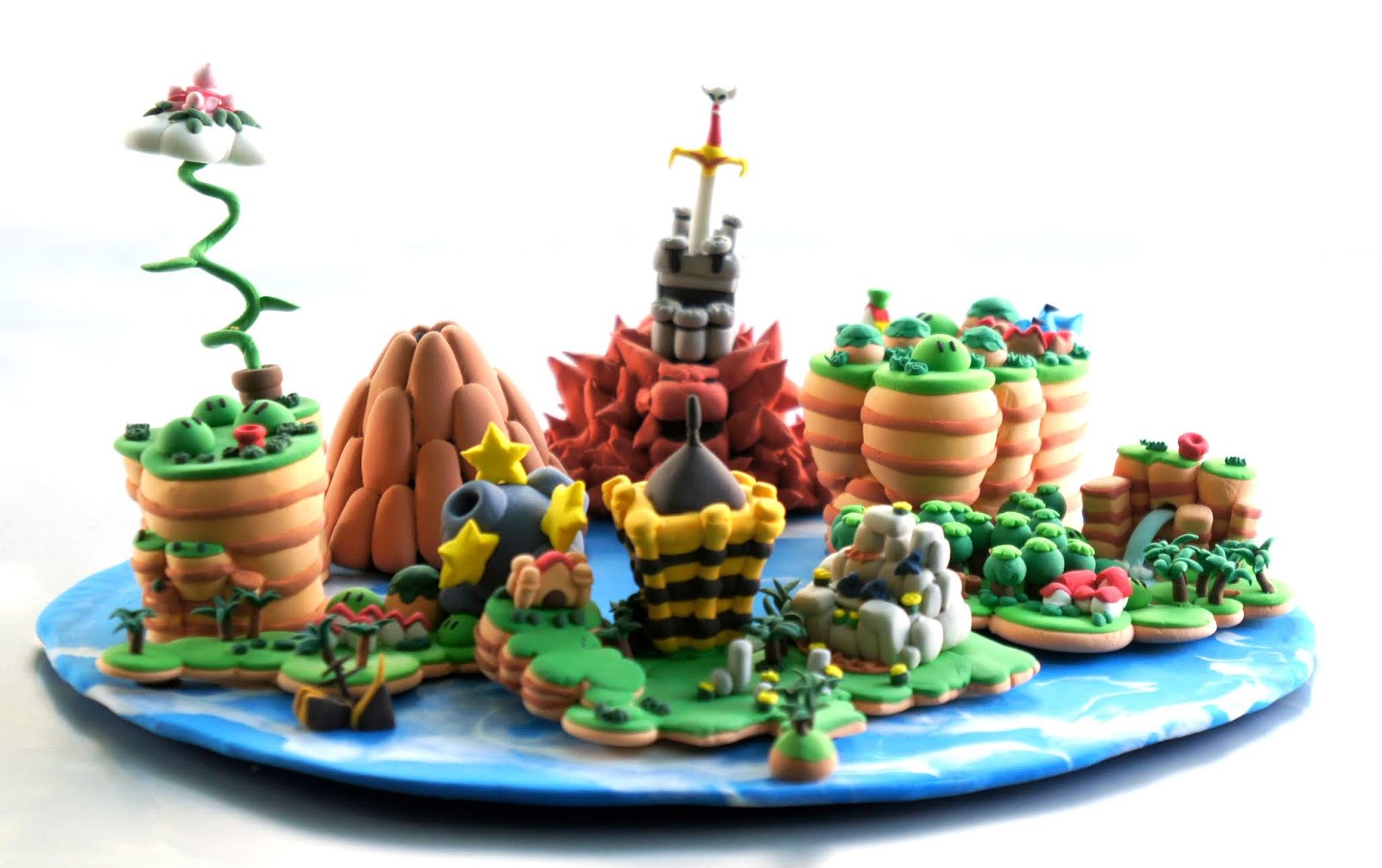 Karnclaypark All About Kirby Zelda And Mario Rpg Map Model Clay