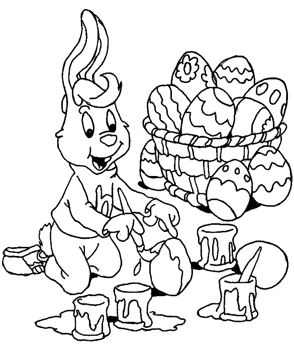 Easter Coloring Pages Free 4