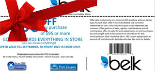 Free Printable Belk Coupons